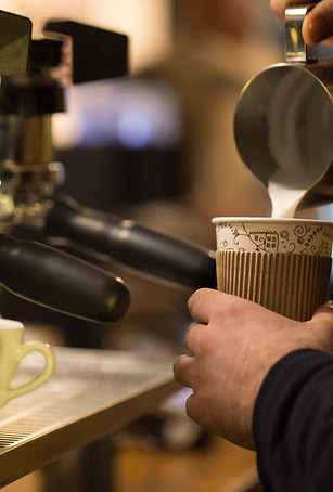 Barista Making Coffee To Go